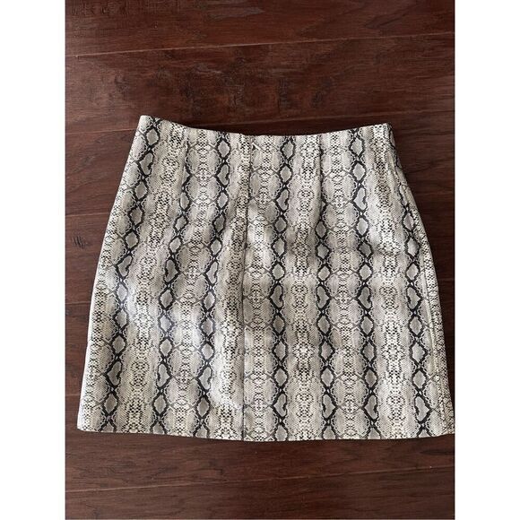 Altar’d State Snake Print Mini Skirt - Picture 1 of 5